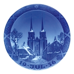 Royal Copenhagen イヤープレート 1936年の売値と買取価格の相場