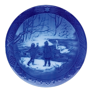 Royal Copenhagen イヤープレート 1987年
